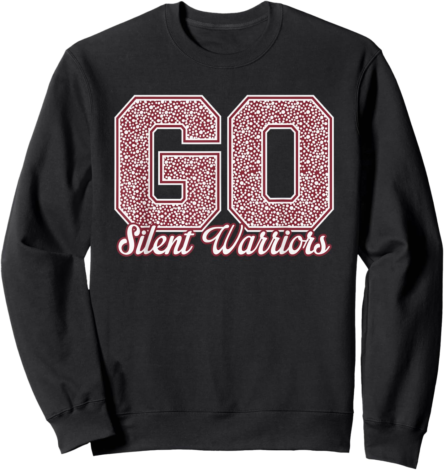 Alabama For The Deaf Silent Warriors GO! School Pride Sweatshirt - Sweatshirt | Black