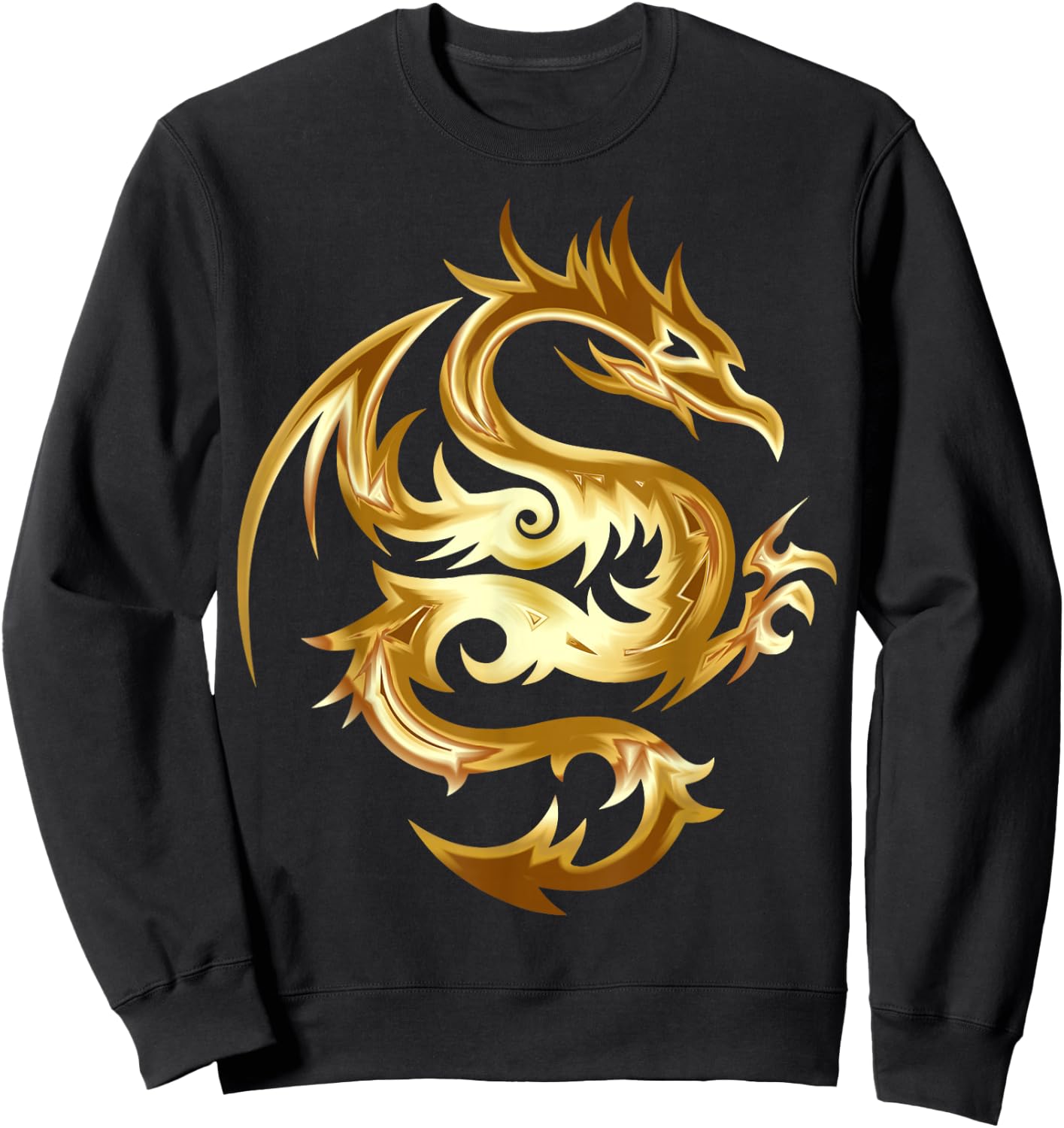 Dragon Gold Sweatshirt - Sweatshirt | Black