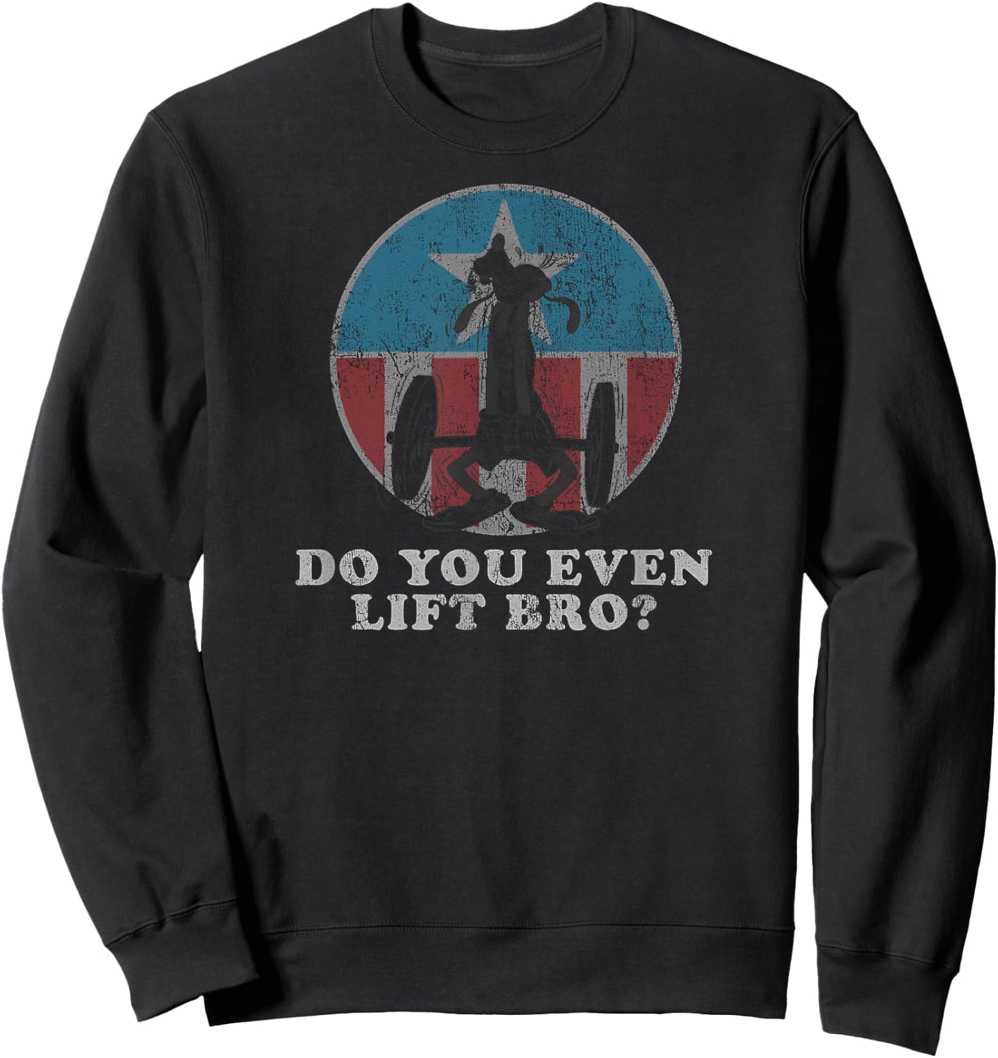 Disney Goofy Do You Even Lift Bro Sweatshirt - Sweatshirt | Black