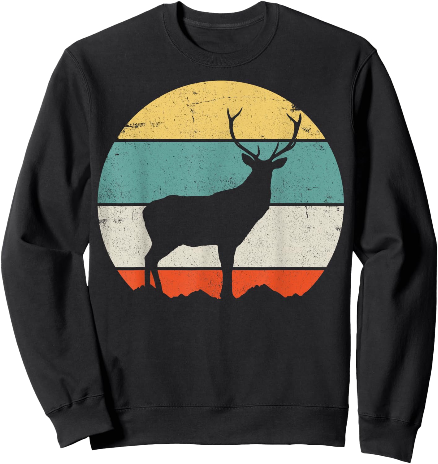 Hunting Deer Sweatshirt - Sweatshirt | Black