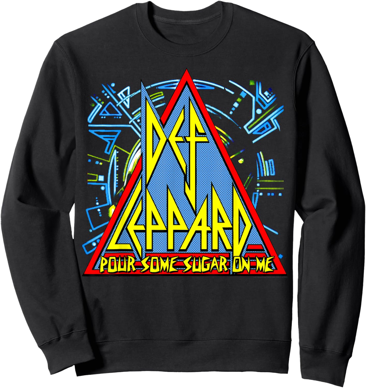 Def Leppard - Sugar Logo Sweatshirt - Sweatshirt | Black