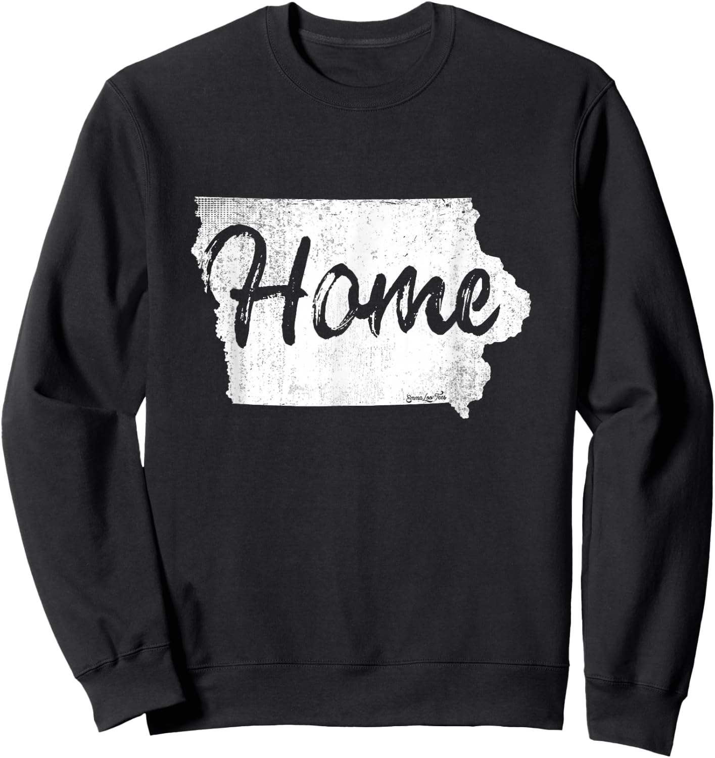 Iowa Home Shirt for people Des Moines Cedar Rapids Davenport Sweatshirt - Sweatshirt | Black
