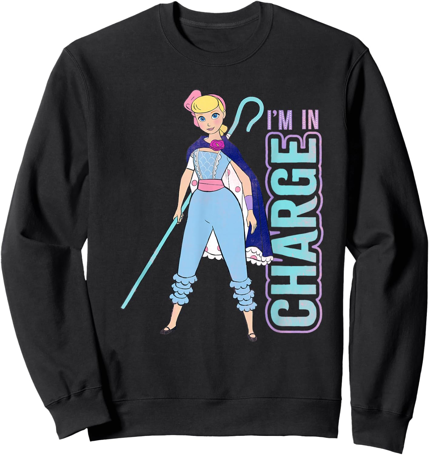 Disney Pixar Toy Story 4 Bo Peep I'm in Charge Sweatshirt - Sweatshirt | Black