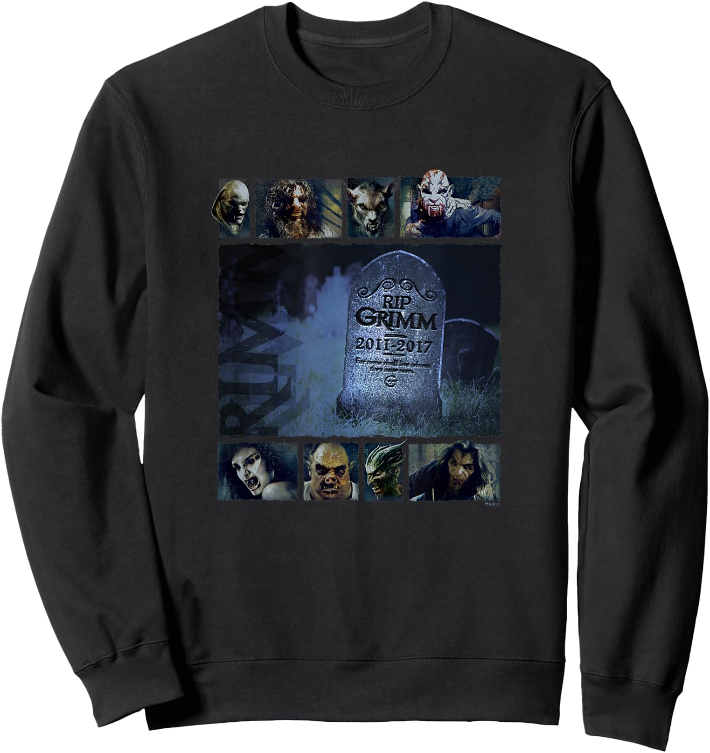 Grimm Rest In Peace Comfortable - Official Sweatshirt - Sweatshirt | Black