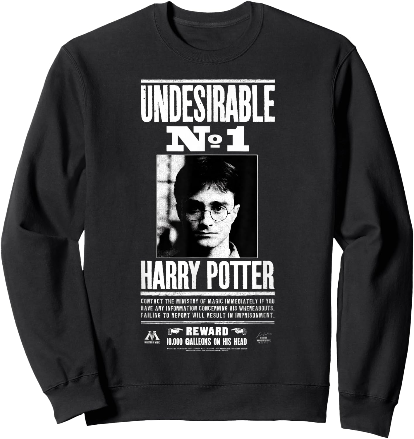 Harry Potter Undesirable No 1 Sweatshirt - Sweatshirt | Black