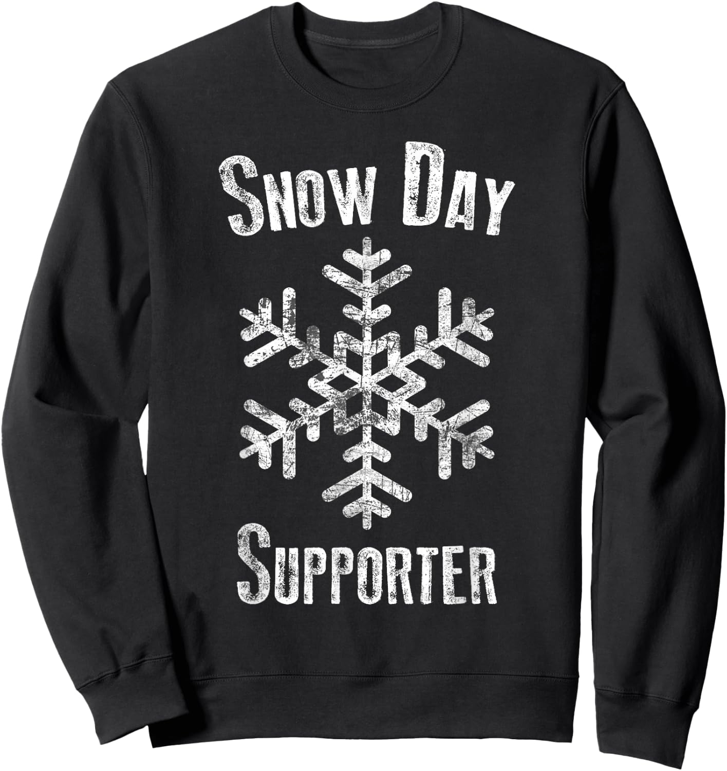 Snow day supporter Sweatshirt - Sweatshirt | Black