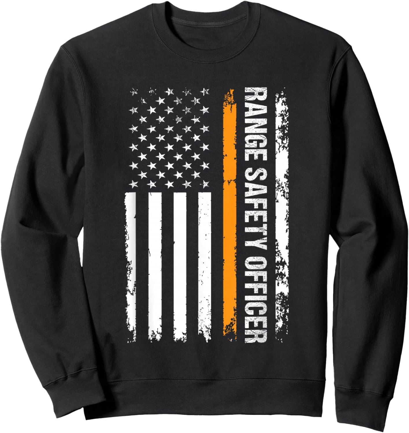 American Firearms Instructor Gun Range Safety Officer Sweatshirt - Sweatshirt | Black