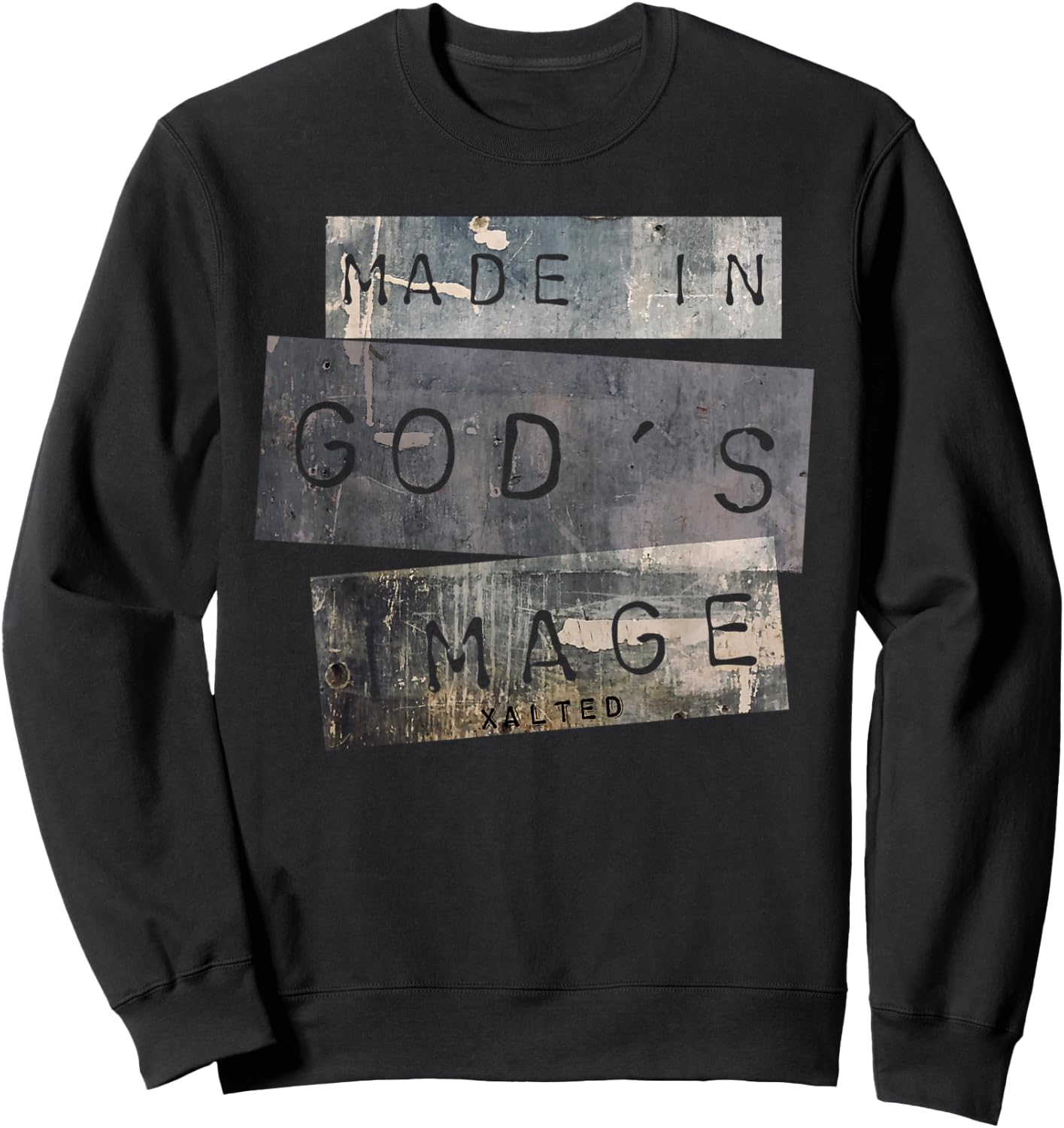 Made in God's Image T Shirt Christian Gift Sweatshirt - Sweatshirt | Black