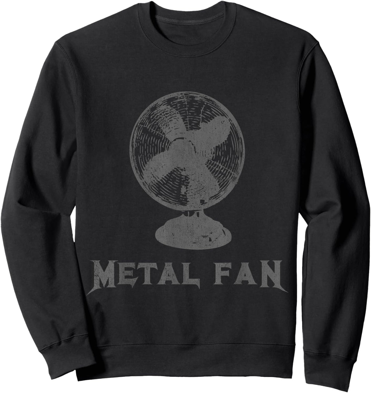 Metal Fan Funny Heavy Metal Music Small Sweatshirt - Sweatshirt | Black