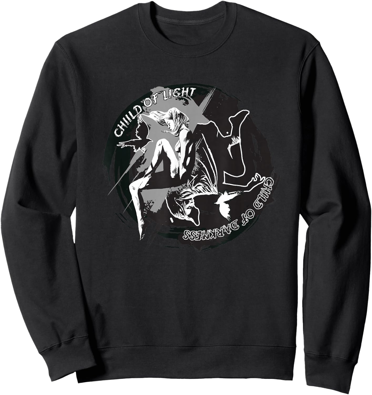 Marvel Cloak and Dagger Split Circle Sweatshirt - Sweatshirt | Black