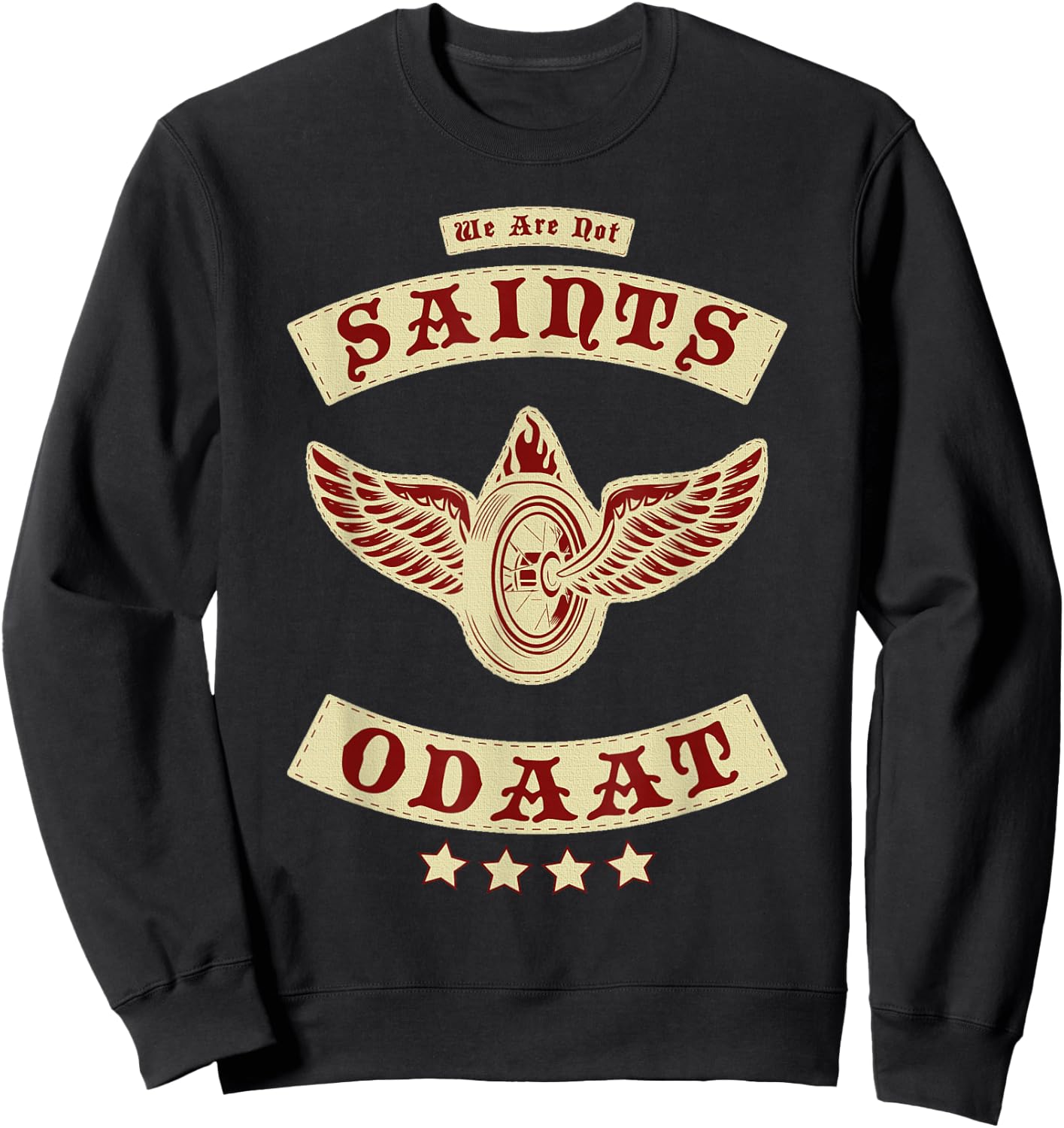 Sober Biker AA NA Patch Motorcycle MC Ride For Recovery Sweatshirt - Sweatshirt | Black