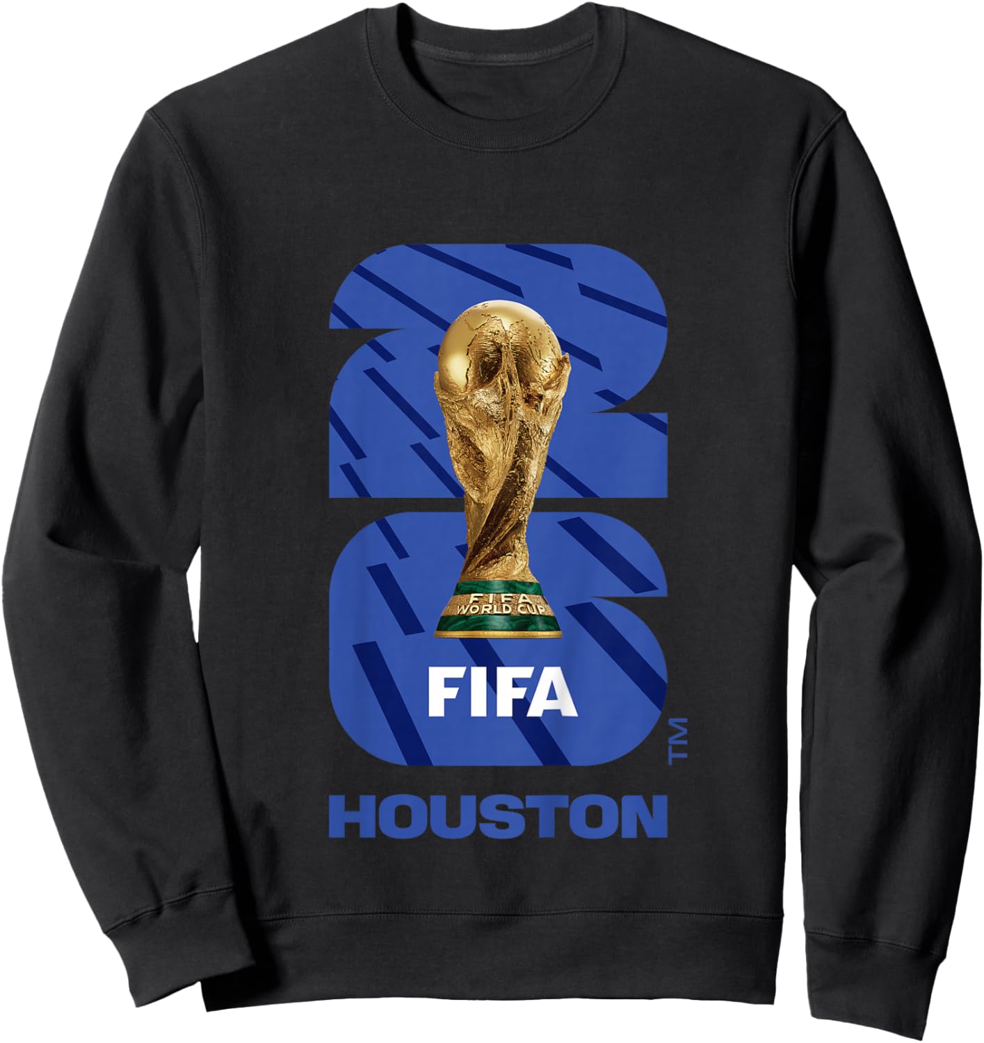 Kids FIFA World CUP26 Houston Trophy Color Sweatshirt - Sweatshirt | Black