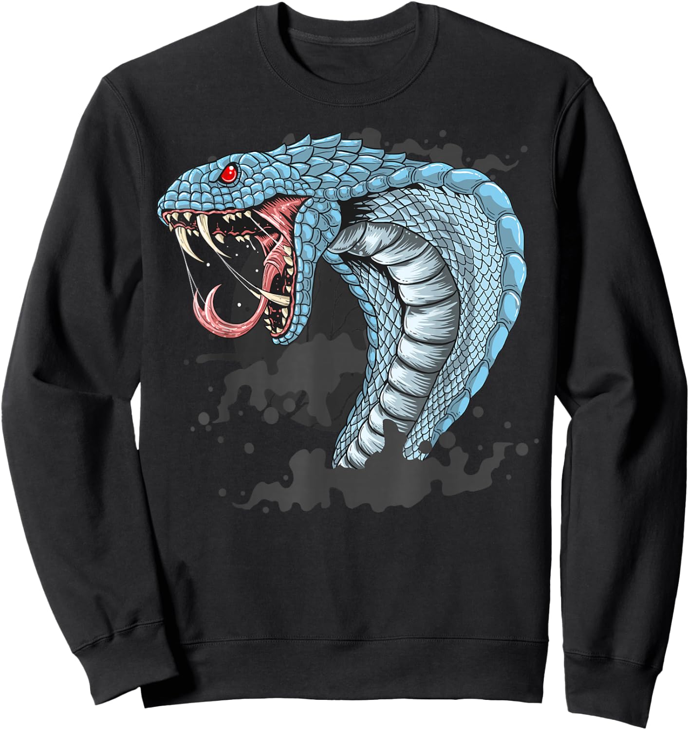 King Cobra t shirt; Snake t shirt; Cobra t shirt; Sweatshirt - Sweatshirt | Black