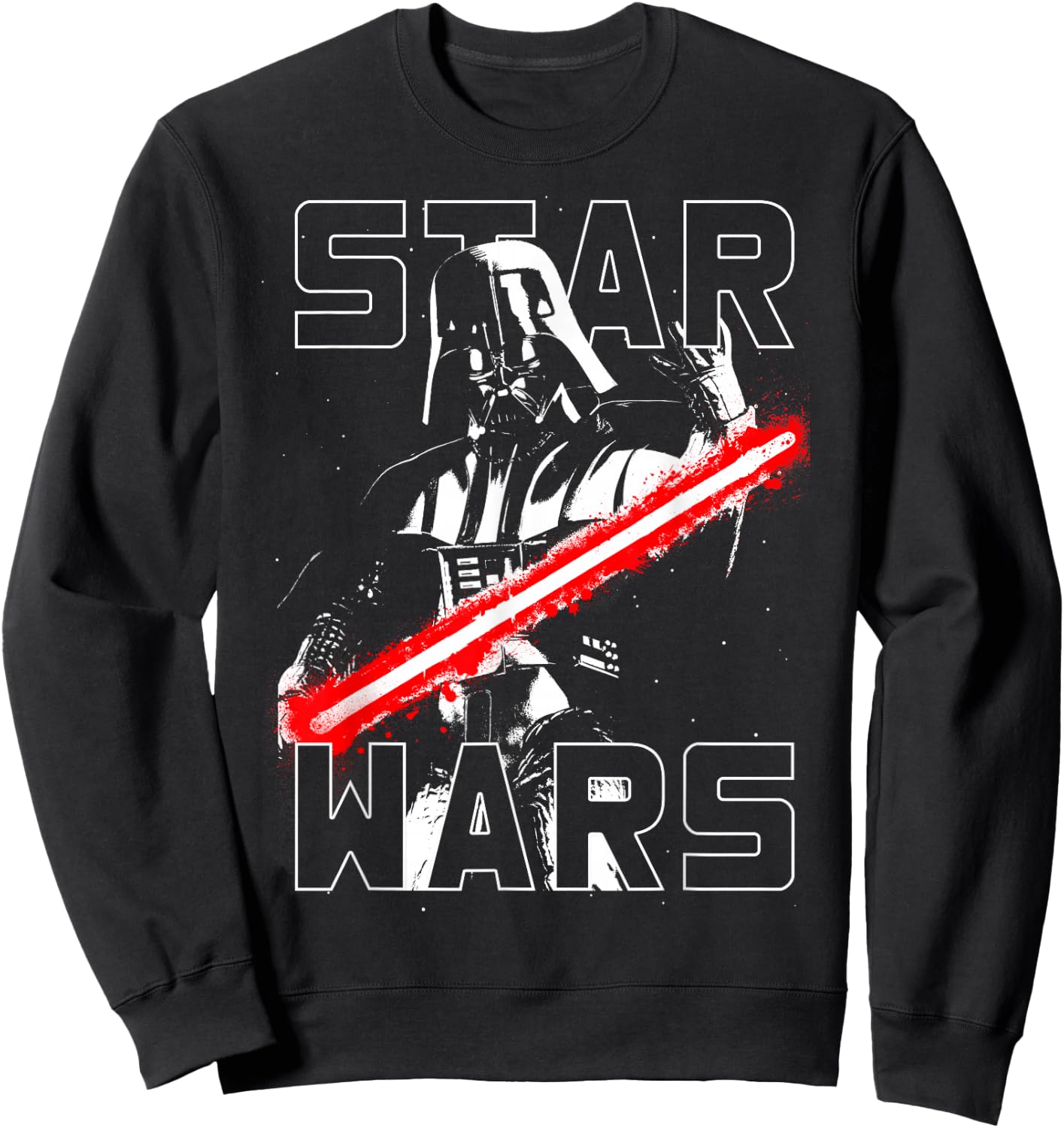 Star Wars Darth Vader Lightsaber Taunting Graphic Sweatshirt - Sweatshirt | Black