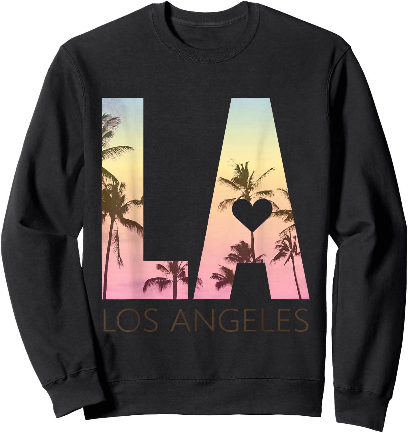 Los Angeles Sunset LA Shirt Sweatshirt - Sweatshirt | Black
