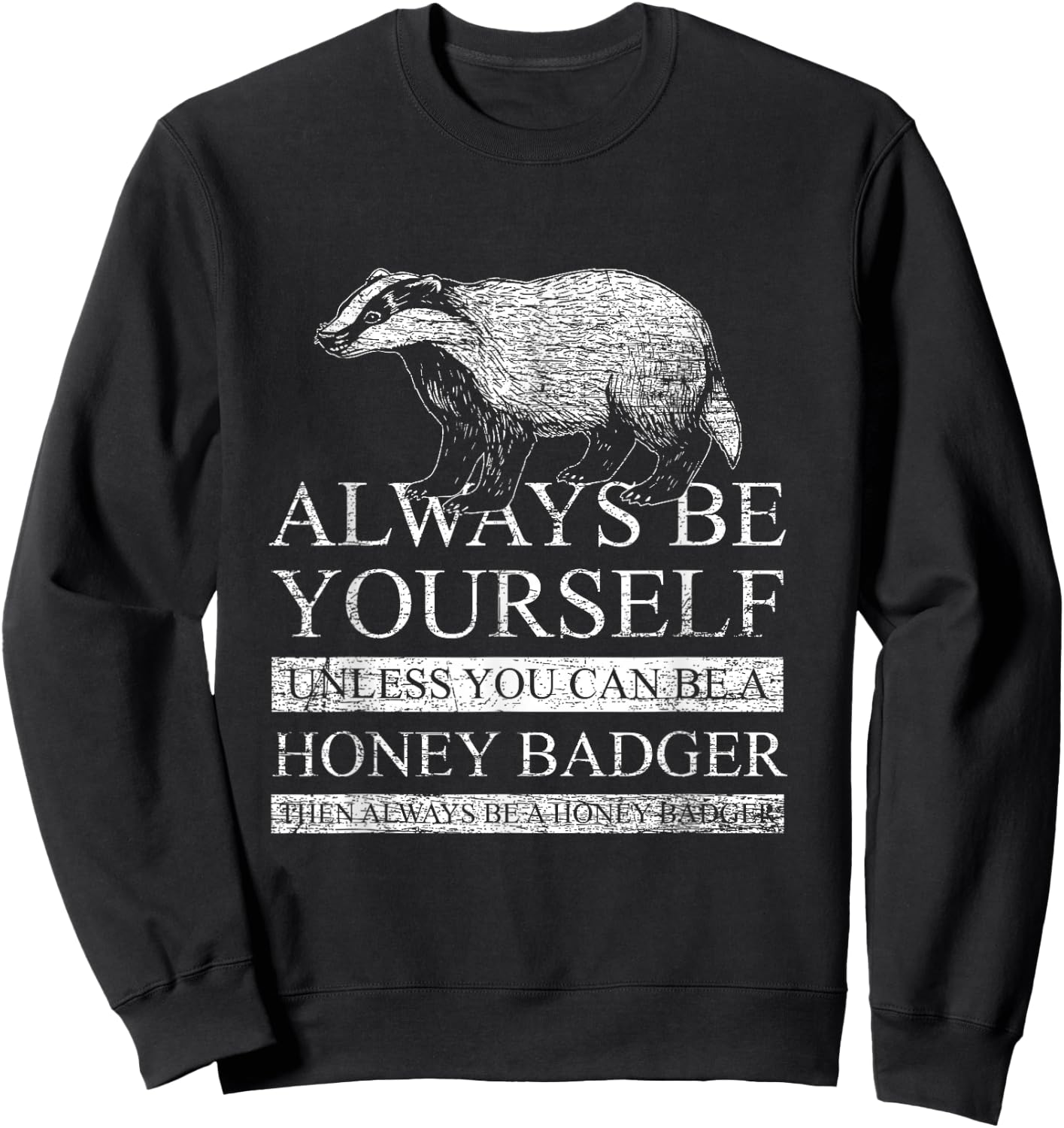 Honey Badger Sweatshirt - Sweatshirt | Black
