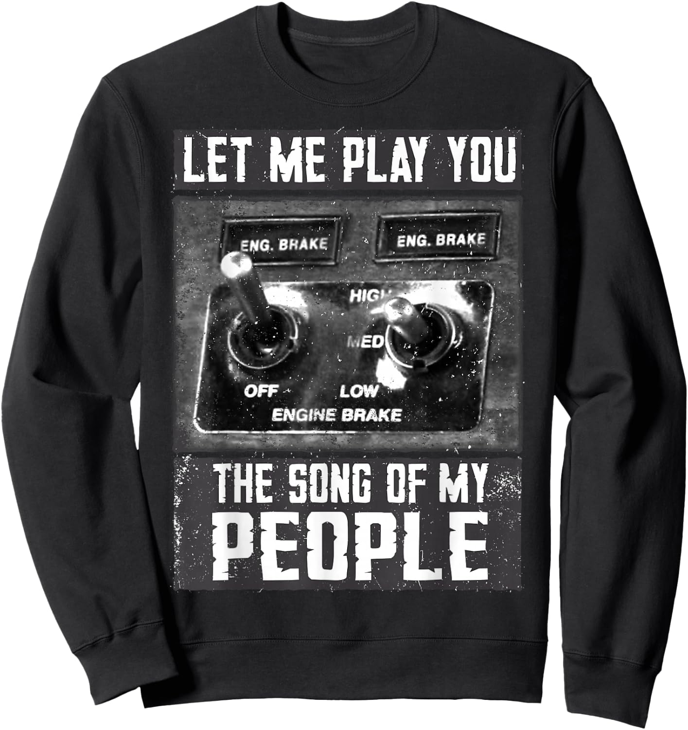 Funny Trucker - Jake Brake Sweatshirt - Sweatshirt | Black