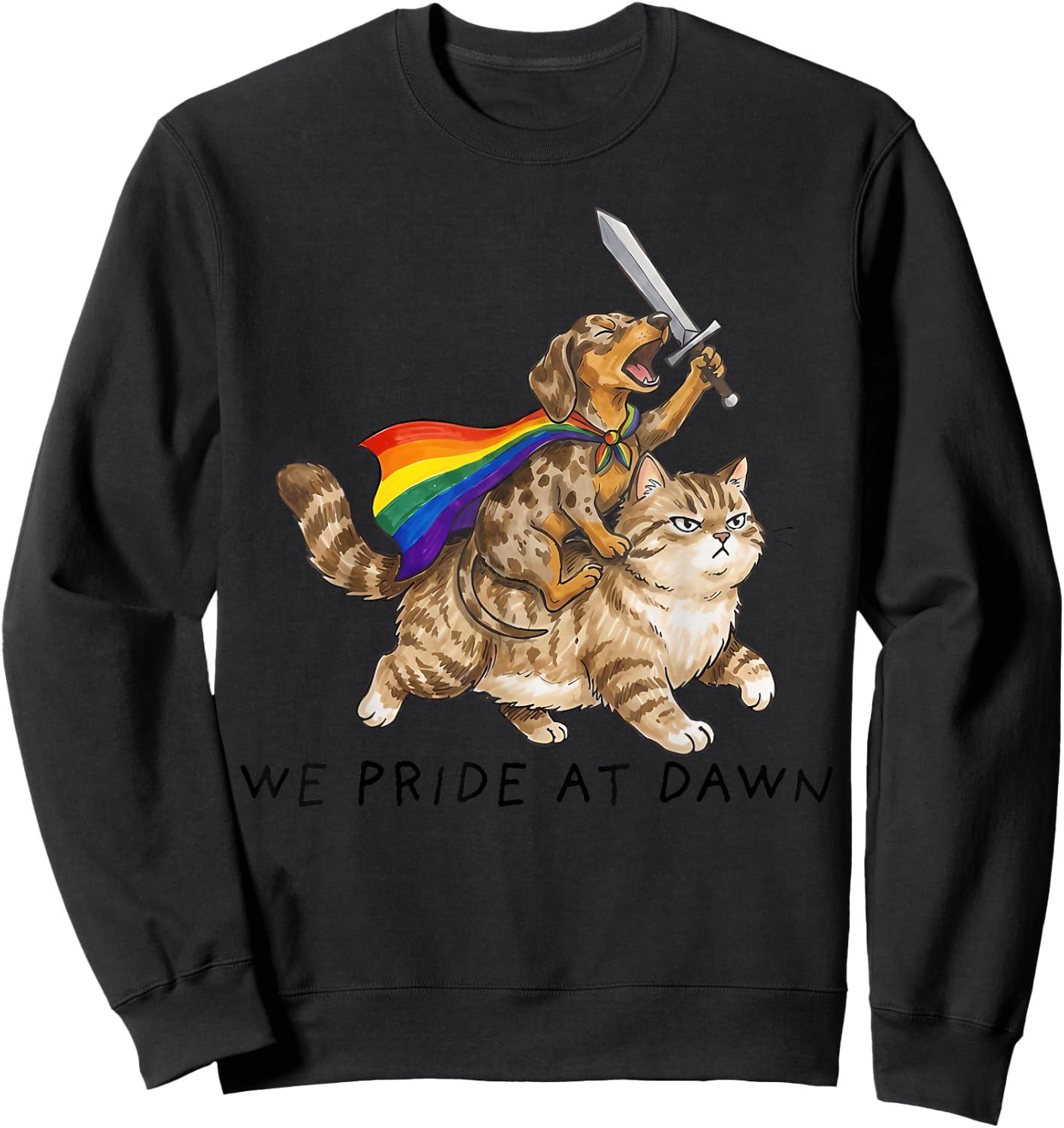 T-Shirt Sweatshirt - Sweatshirt | Black