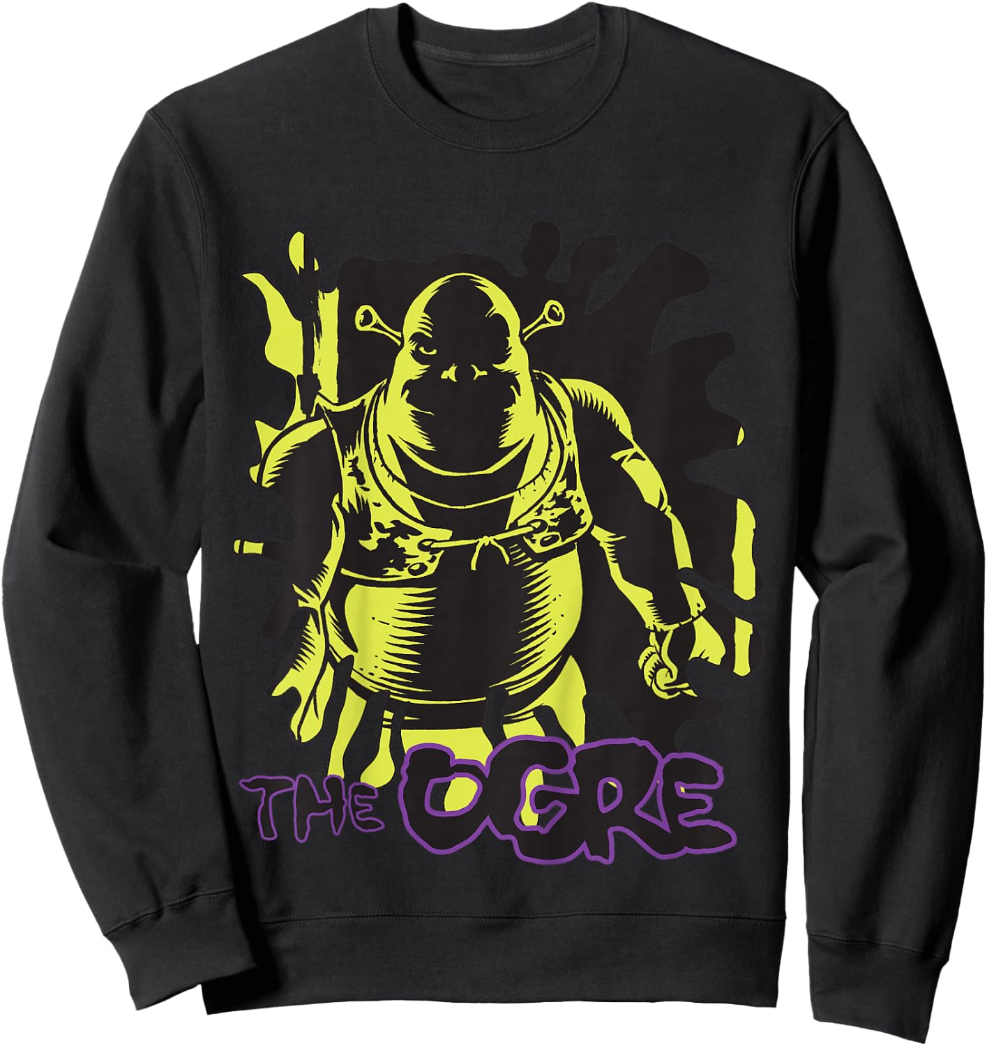 Kids DreamWorks Shrek the Ogre Splash Sweatshirt - Sweatshirt | Black