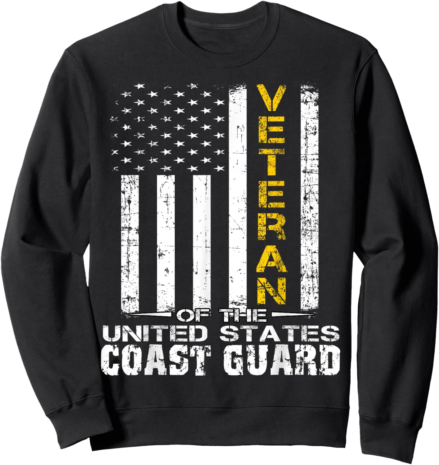 Veteran of the United States US Coast Guard Sweatshirt - Sweatshirt | Black