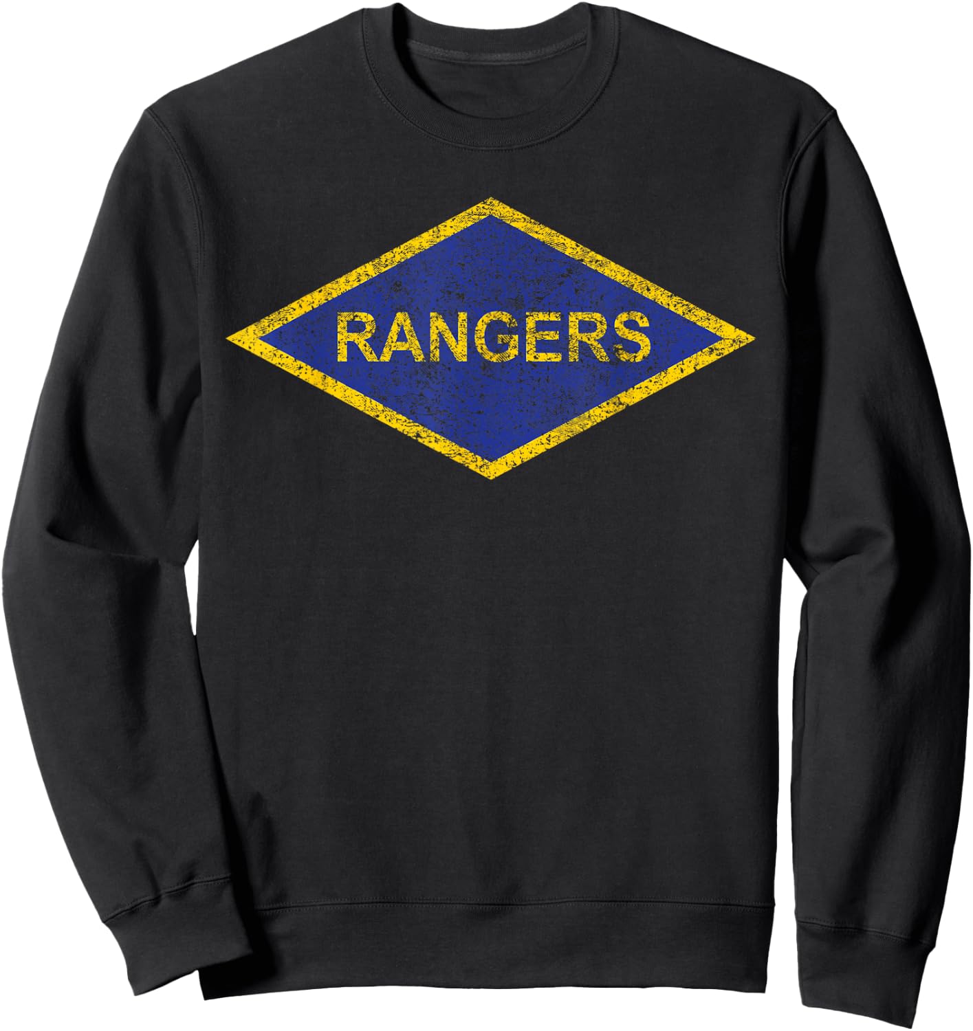 American Marauder: Ranger Diamond WWII Insignia Sweatshirt - Sweatshirt | Black