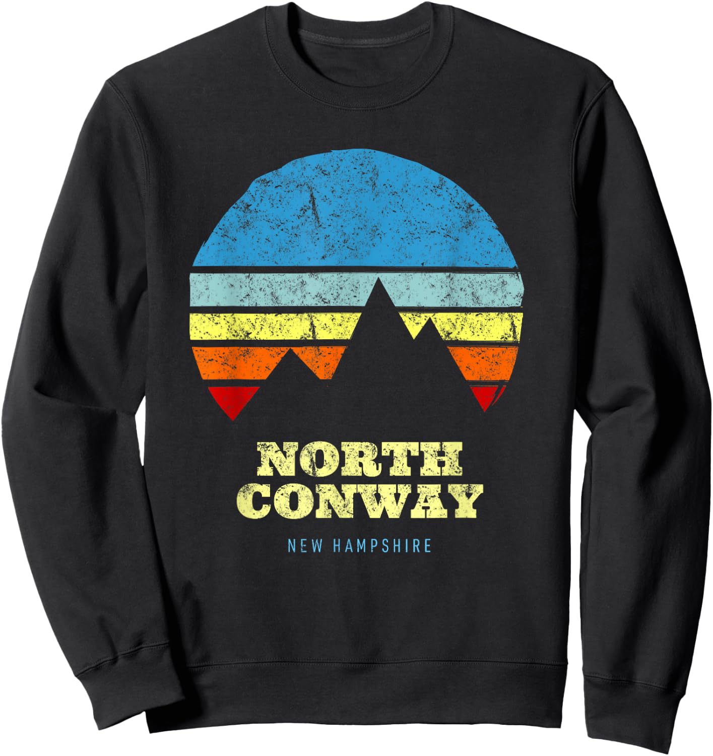 North Conway New Hampshire Sweatshirt - Sweatshirt | Black