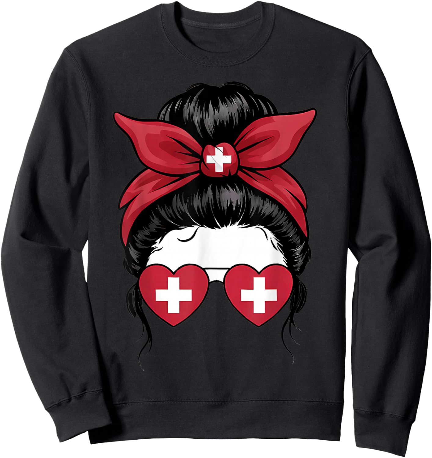 T-Shirt Sweatshirt - Sweatshirt | Black