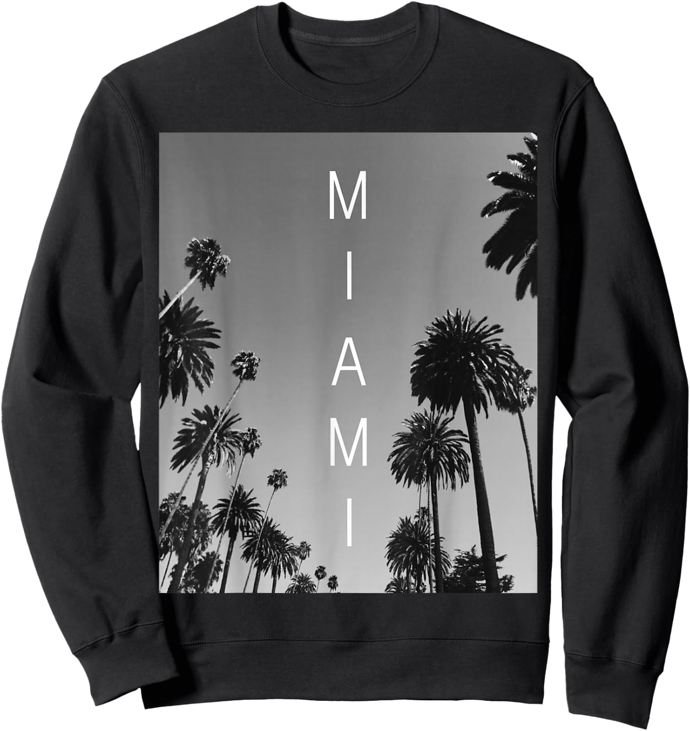 Miami Beach South Beach Florida Fl Souvenir Gift Sweatshirt - Sweatshirt | Black