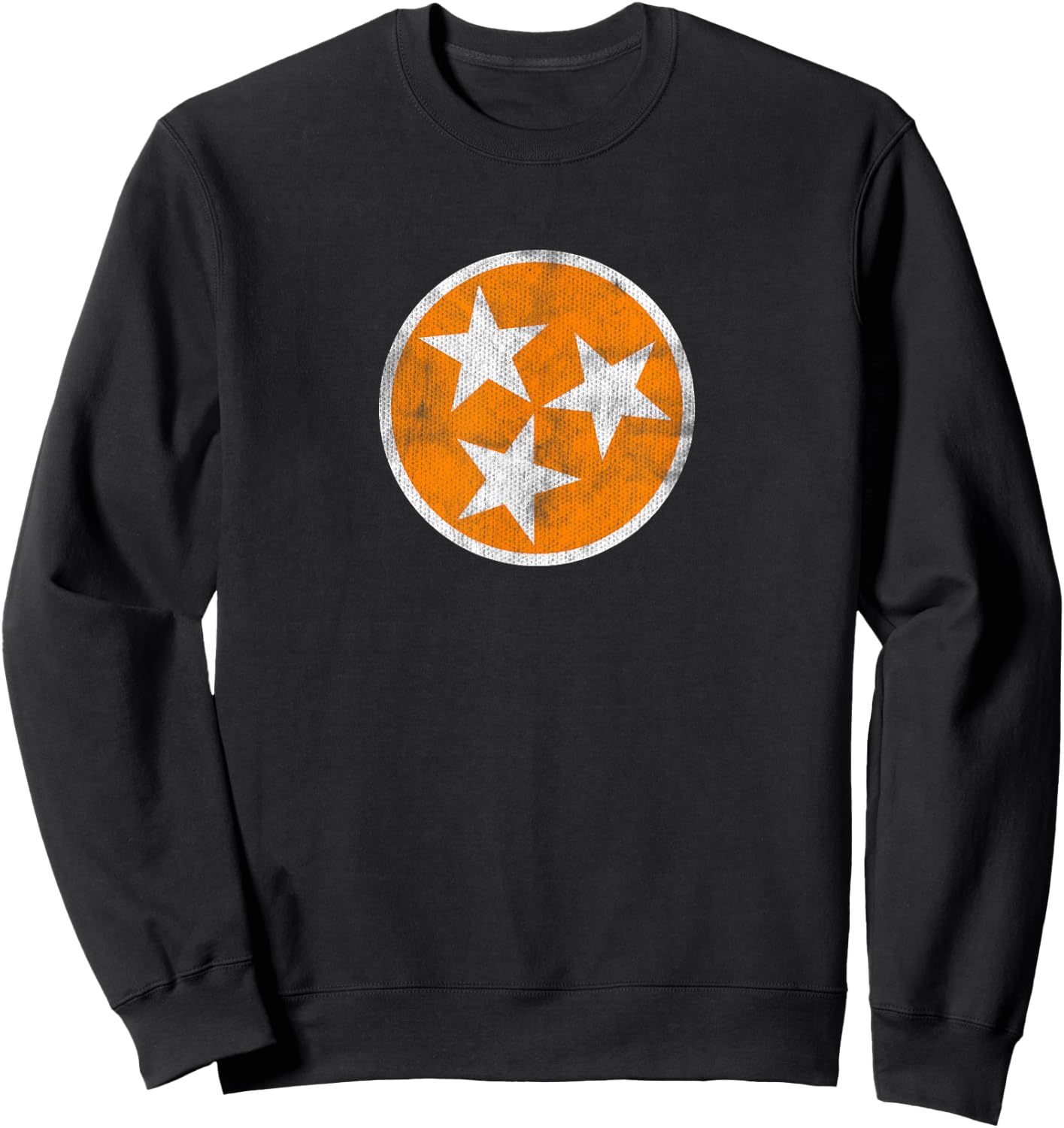 Vintage Tennessee Tri Star Flag Shirt Sweatshirt - Sweatshirt | Black