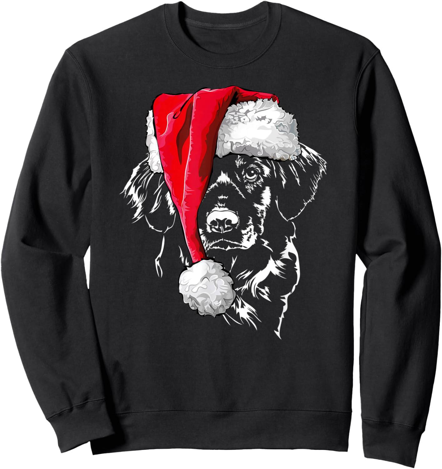 Nova Scotia Duck Tolling Retriever mom Santa Christmas gift Sweatshirt - Sweatshirt | Black