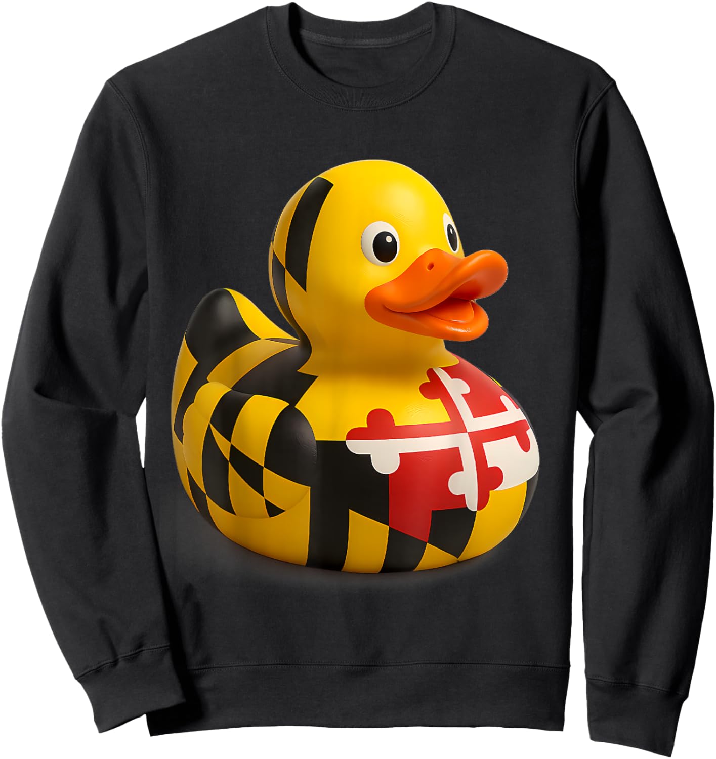 Maryland Rubber Duck Ducky Duckie Souvenir Sweatshirt - Sweatshirt | Black