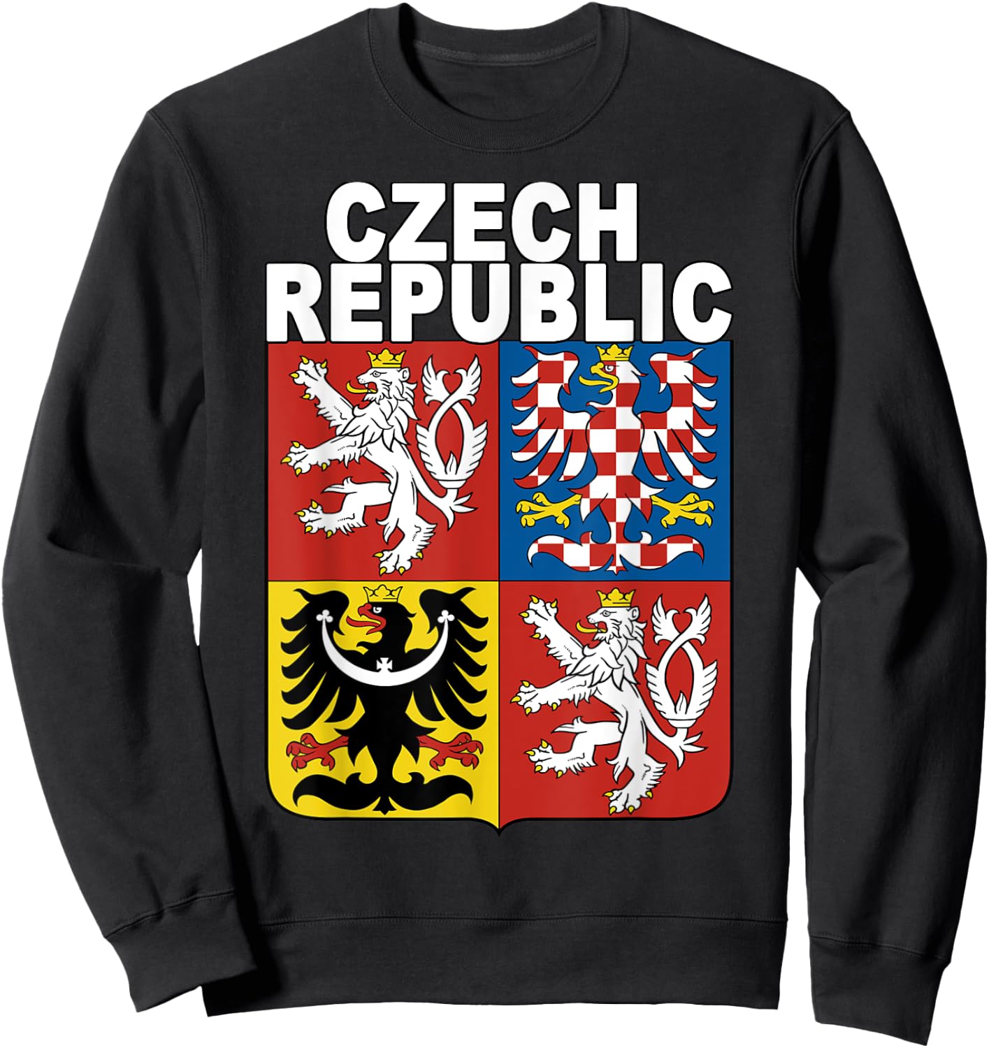 Czech Republic Shirt Sweatshirt - Sweatshirt | Black