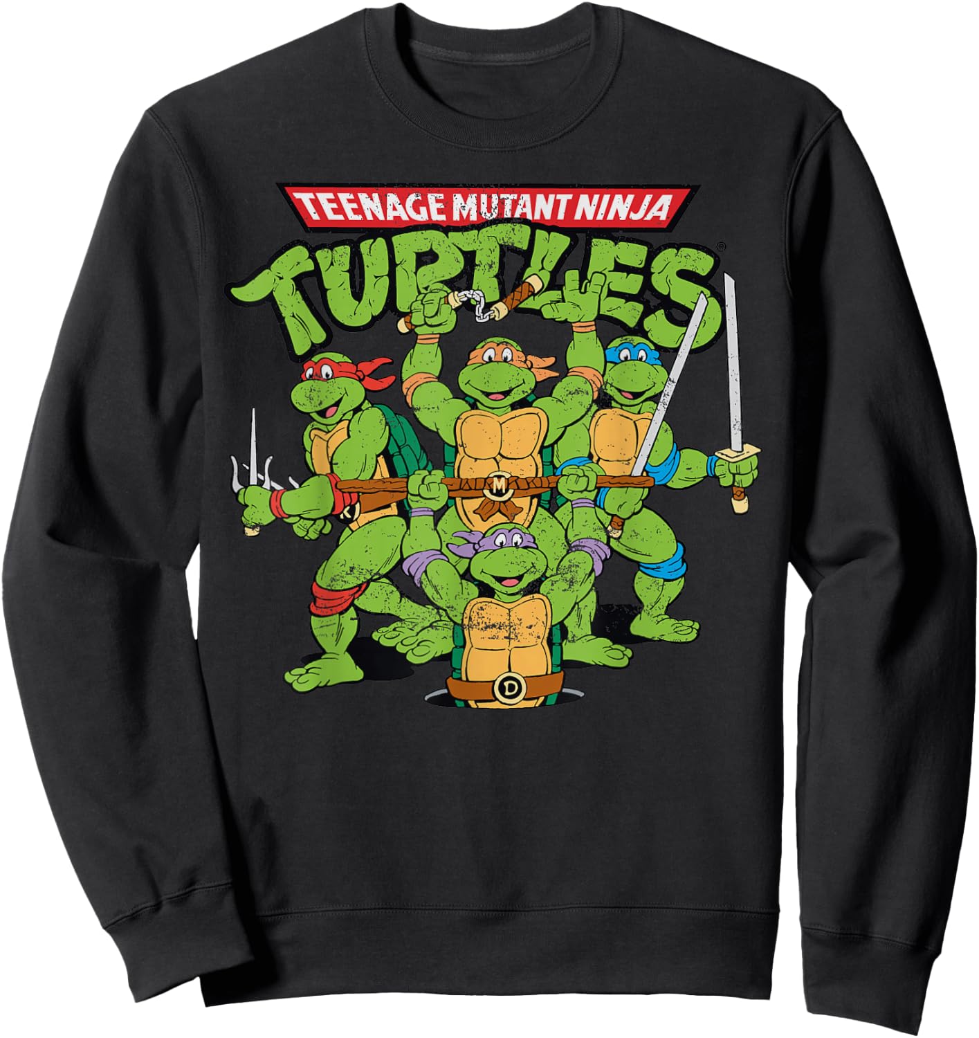 Teenage Mutant Ninja Turtles - Classic Sweatshirt - Sweatshirt | Black