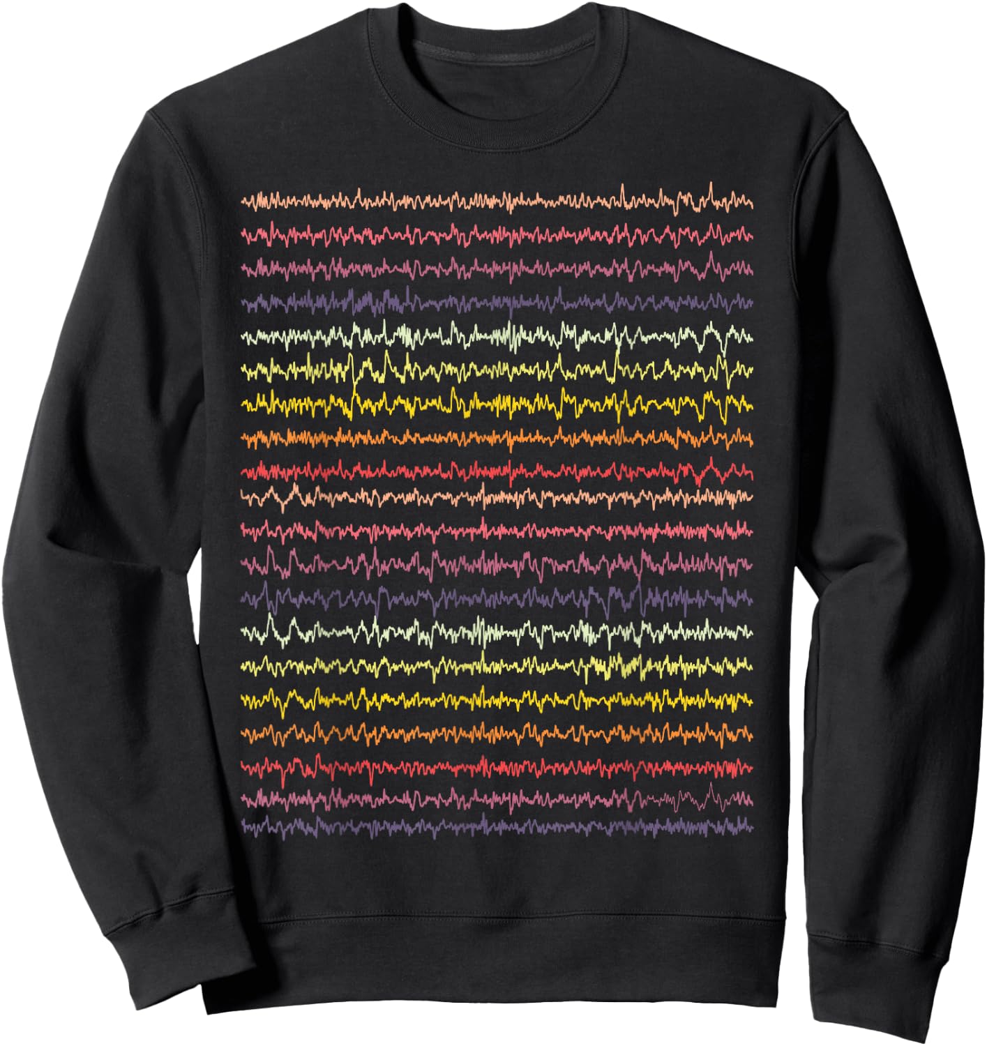 Brain Waves Sweatshirt - Sweatshirt | Black