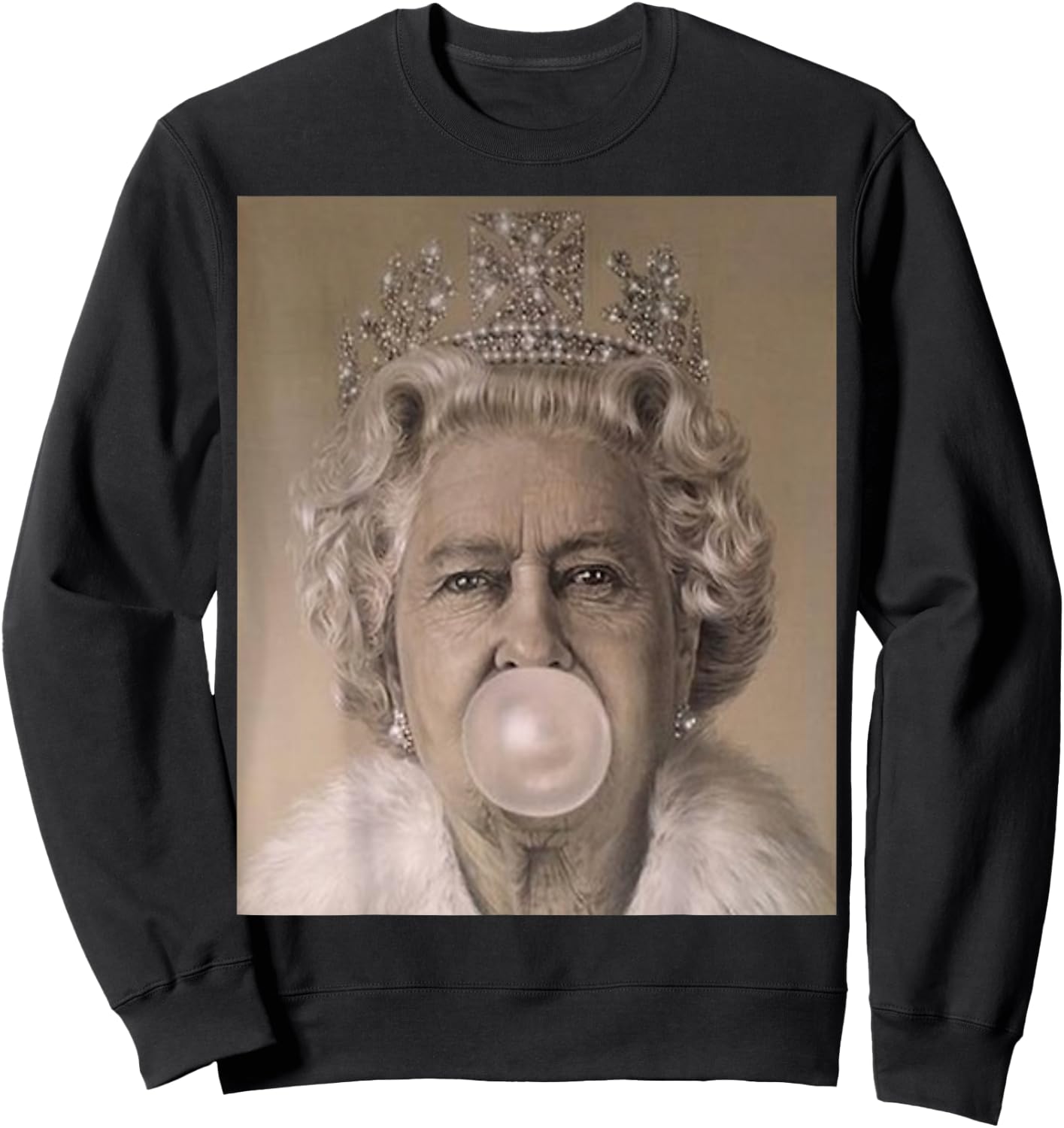 Queen Elizabeth Sweatshirt - Sweatshirt | Black