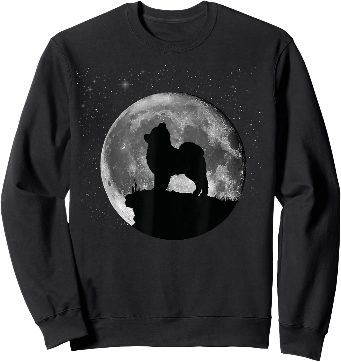 Pomeranian Pom-Dog Women Kids Sweatshirt - Sweatshirt | Black