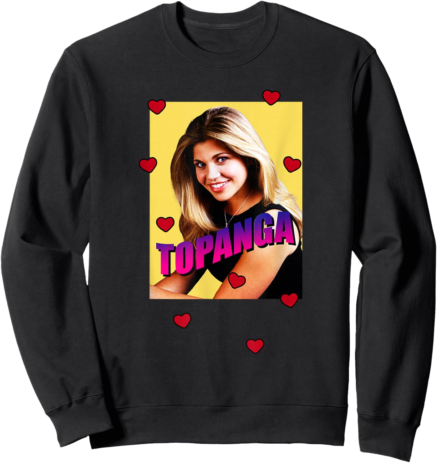 Boy Meets World Topanga 90s Crush Sweatshirt - Sweatshirt | Black