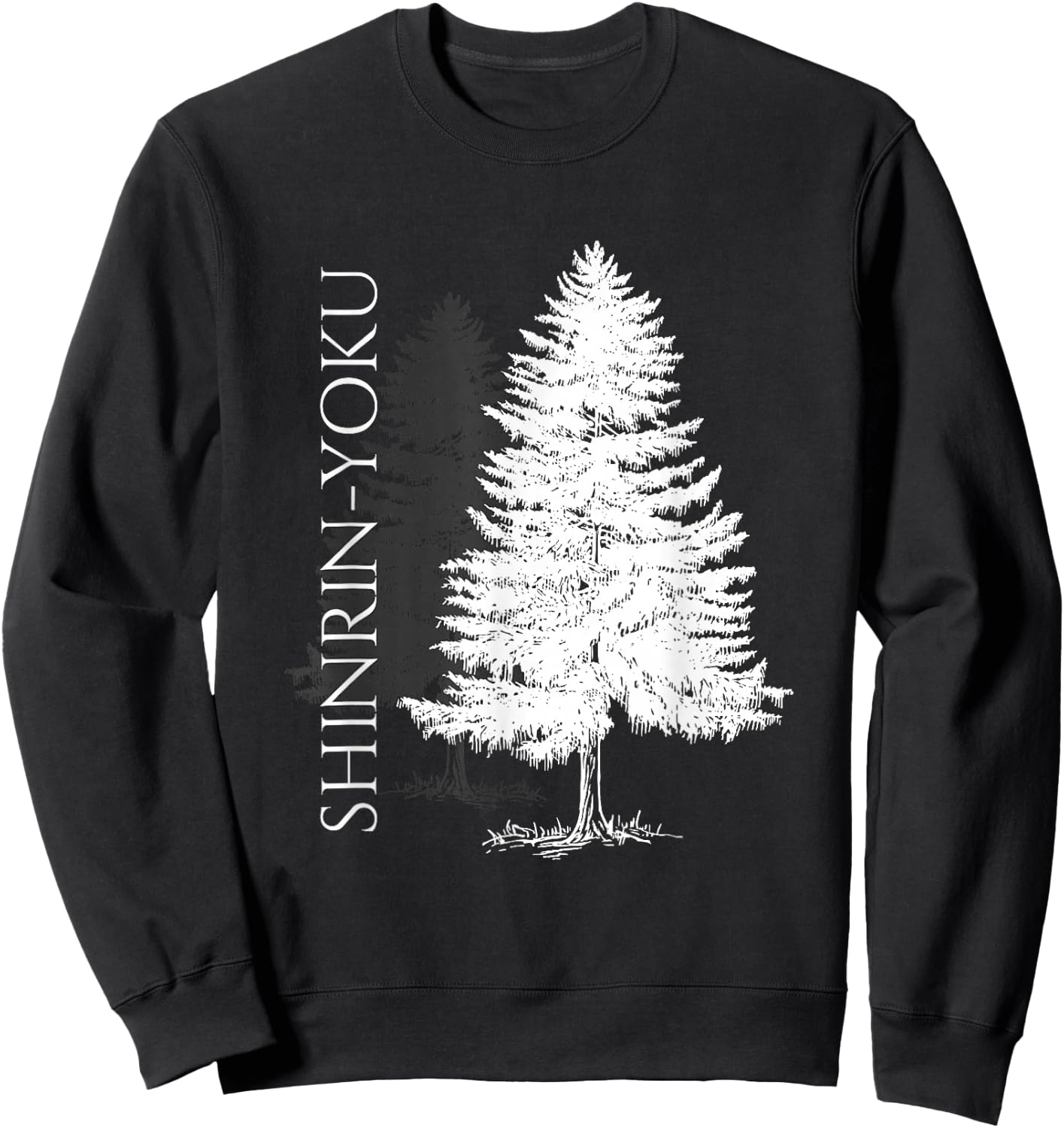Shinrin-Yoku Forest Bathing Sweatshirt - Sweatshirt | Black
