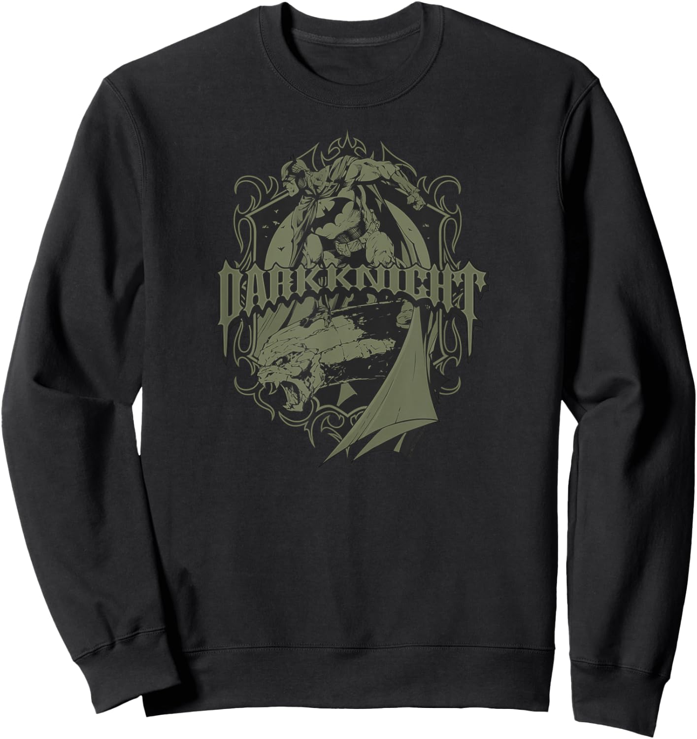 Batman Ready to Strike T Shirt Sweatshirt - Sweatshirt | Black