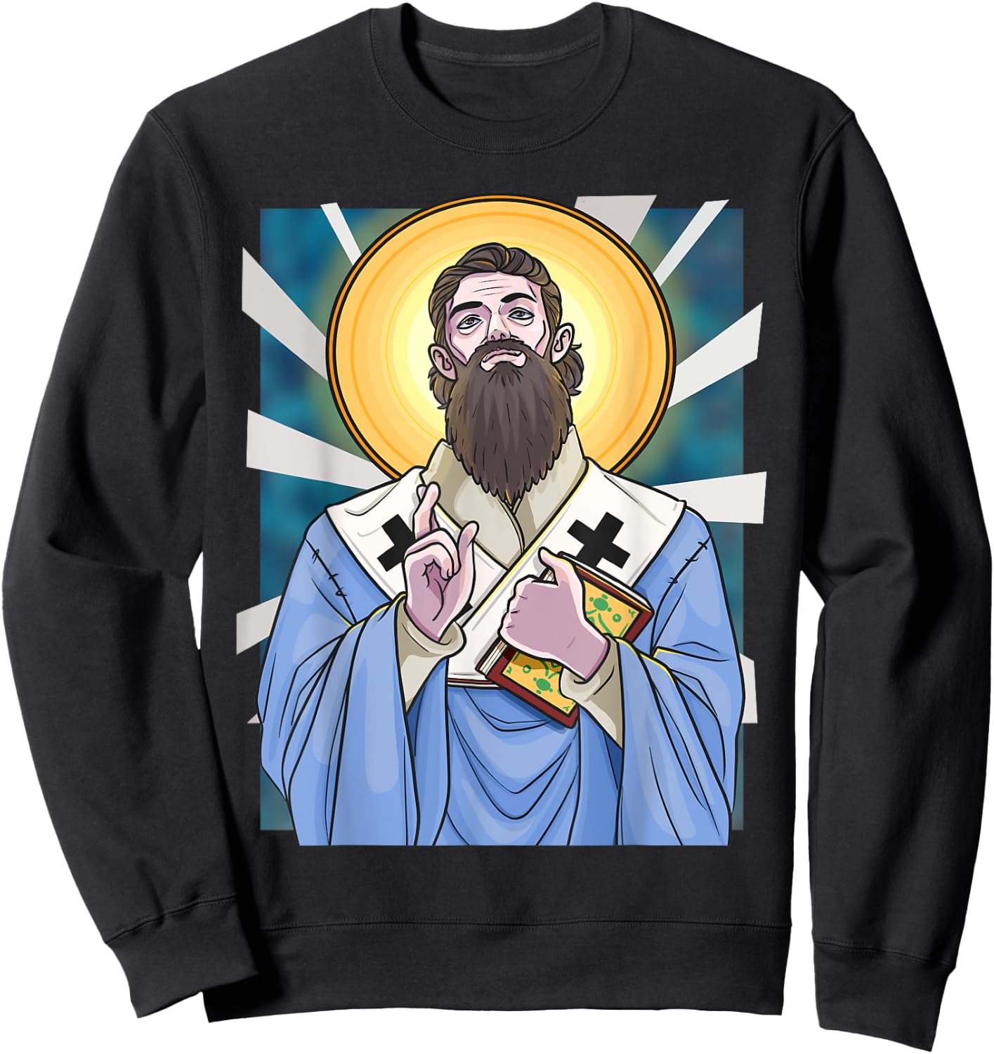 St. Basil The Great Day Caesarea Patron Saint Of Hospital Sweatshirt - Sweatshirt | Black