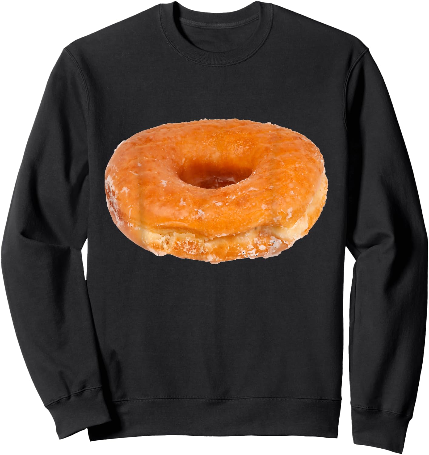 Glazed Donut Sweatshirt - Sweatshirt | Black