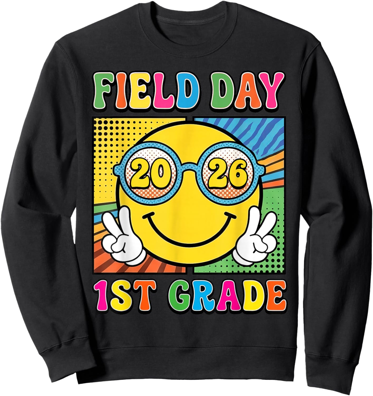 1st Grade Teacher Student First Grade Team Sweatshirt - Sweatshirt | Black