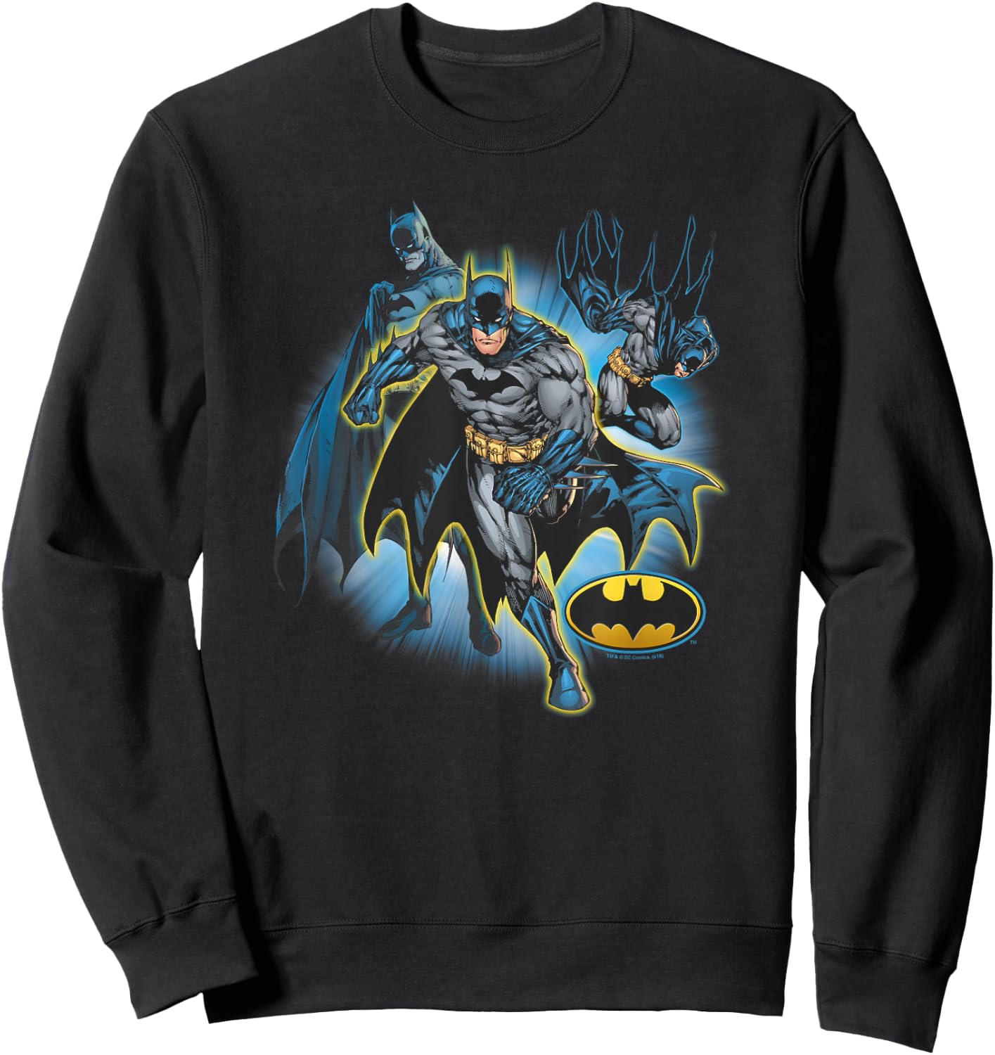 Batman Collage Sweatshirt - Sweatshirt | Black