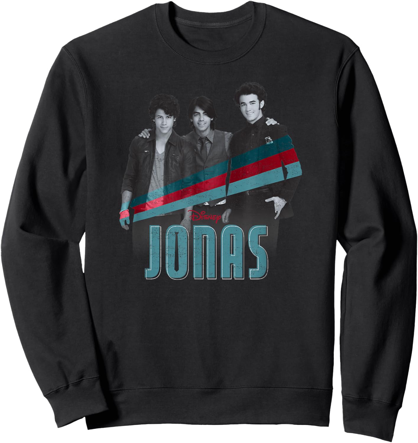 Disney Channel JONAS Nick Joe and Kevin Sweatshirt - Sweatshirt | Black