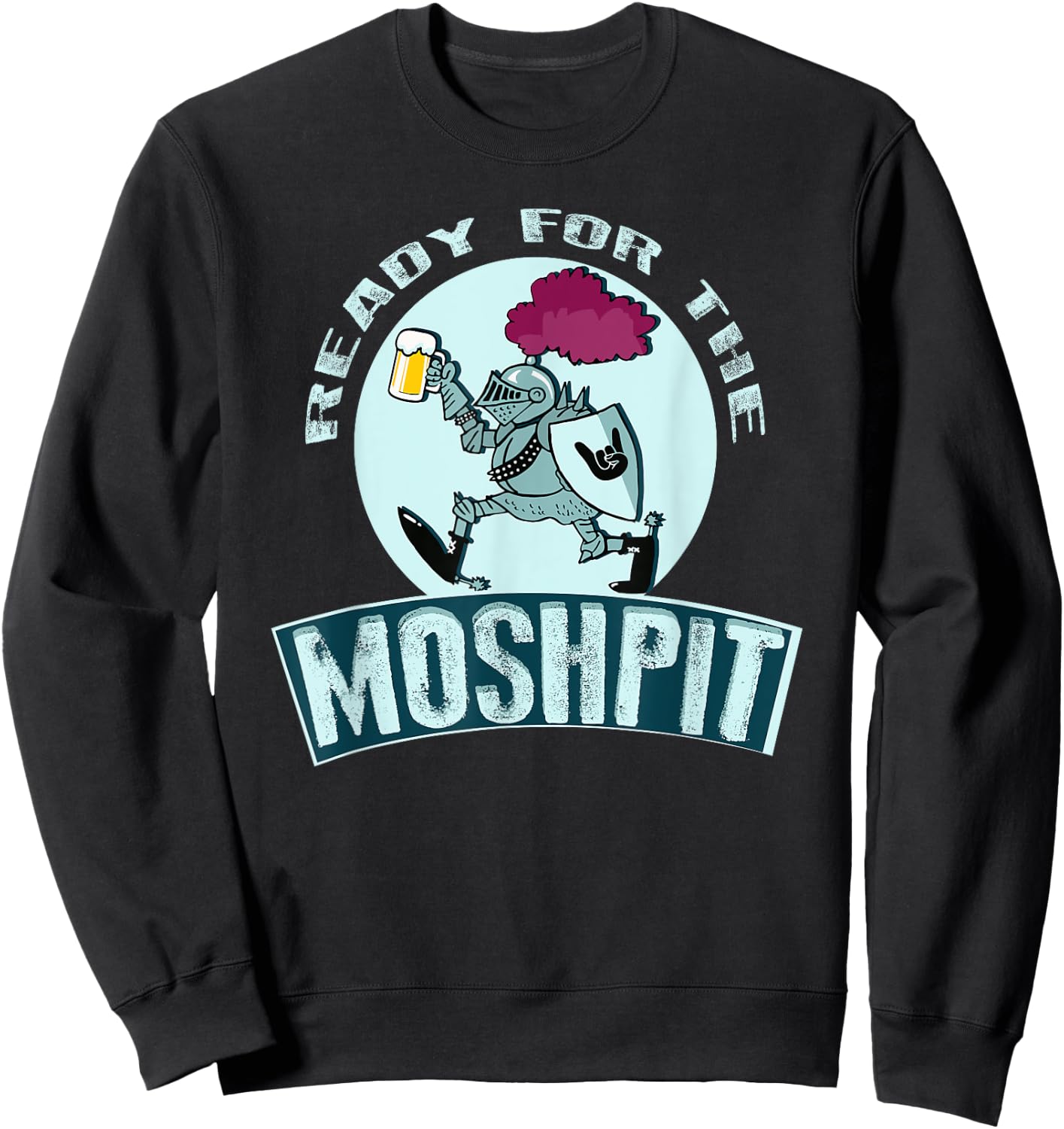 Ready for the moshpit Sweatshirt - Sweatshirt | Black