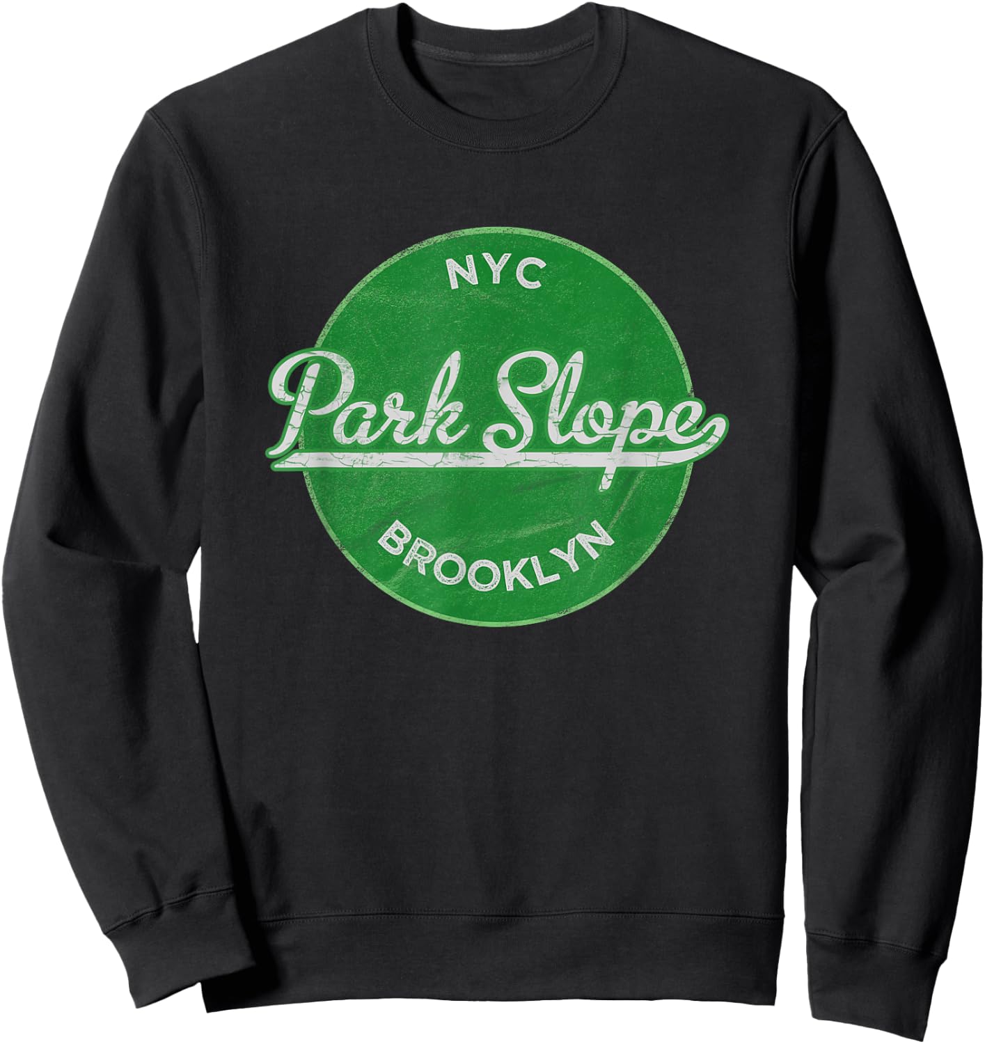 Cool Vintage Park Slope Brooklyn Sweatshirt - Sweatshirt | Black
