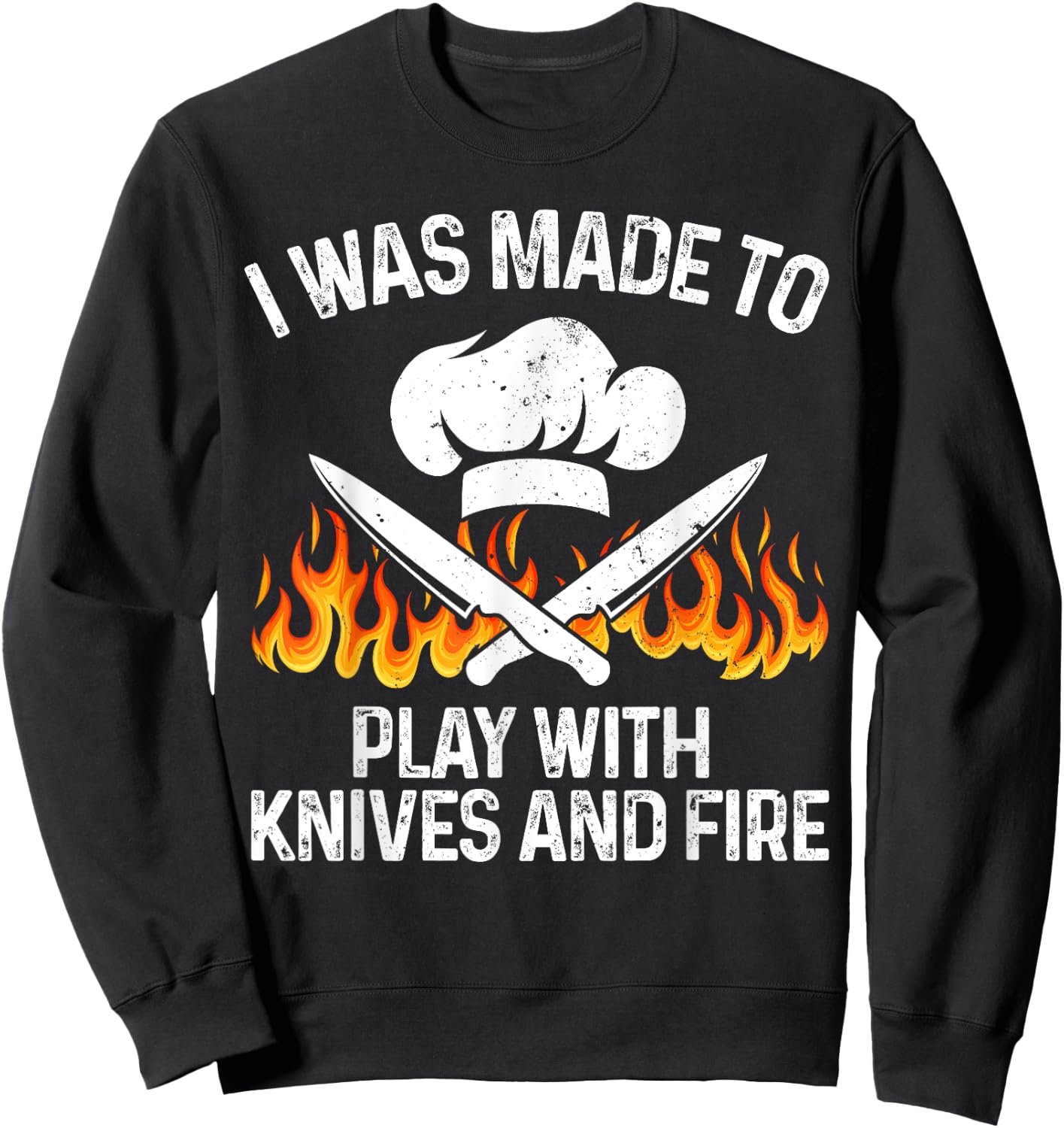 Funny Chef Design Women Cooking Lovers Culinary Chef Sweatshirt - Sweatshirt | Black