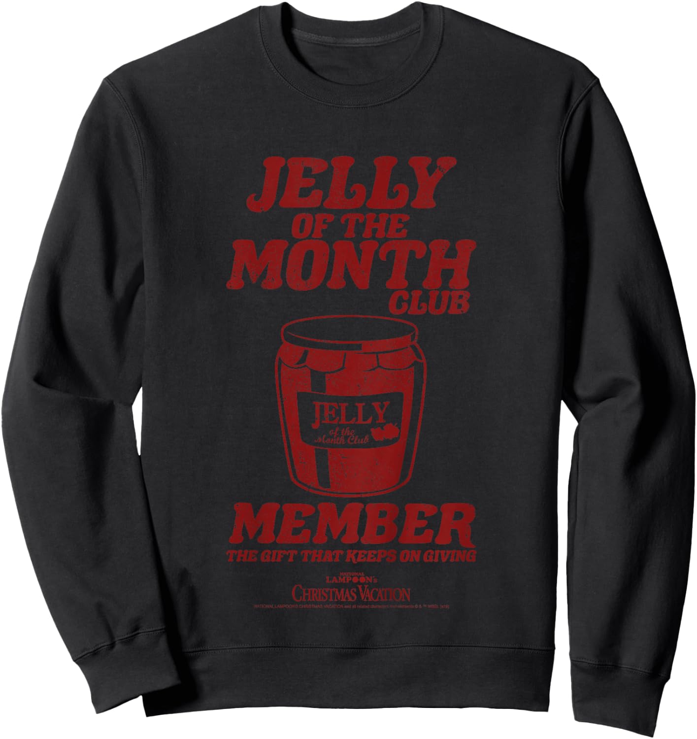 Kids National Lampoon's Christmas Vacation Jelly Of The Month Sweatshirt - Sweatshirt | Black