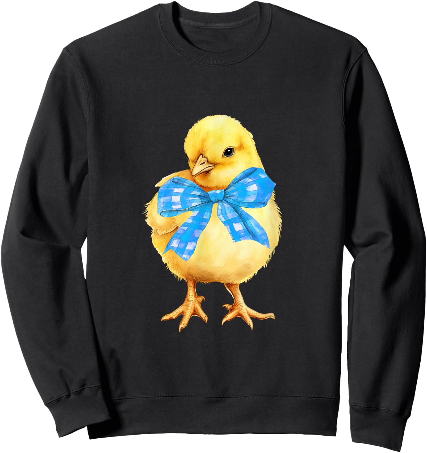 Cute Coquette Bow Chick Fall Halloween Girl Women Gift Sweatshirt - Sweatshirt | Black