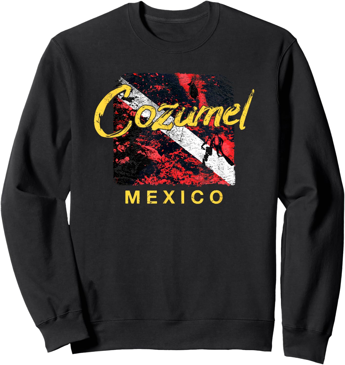 Cozumel DIVE Mexico SCUBA Diving T Shirt Sweatshirt - Sweatshirt | Black